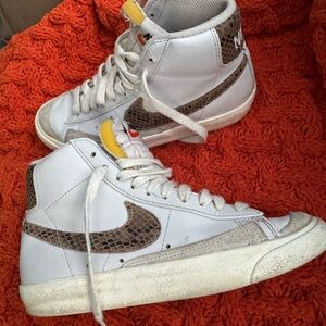 Nike Snakeskin Blazers